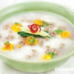 Cháo thịt bò rau củ cho bé yêu