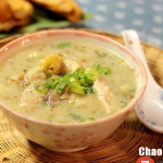 Cháo gà với đậu xanh thơm ngon bổ dưỡng