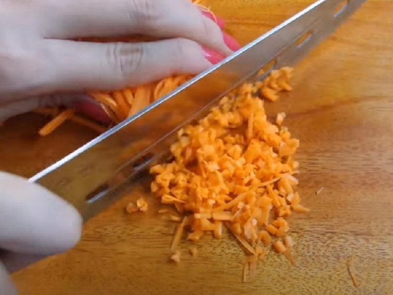 Cà rốt cắt nhỏ