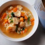 Món cháo tôm nấm rơm cà rốt ngon đậm đà hấp dẫn