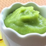Món cháo đậu Hà Lan khoai lang cho bé ăn dặm